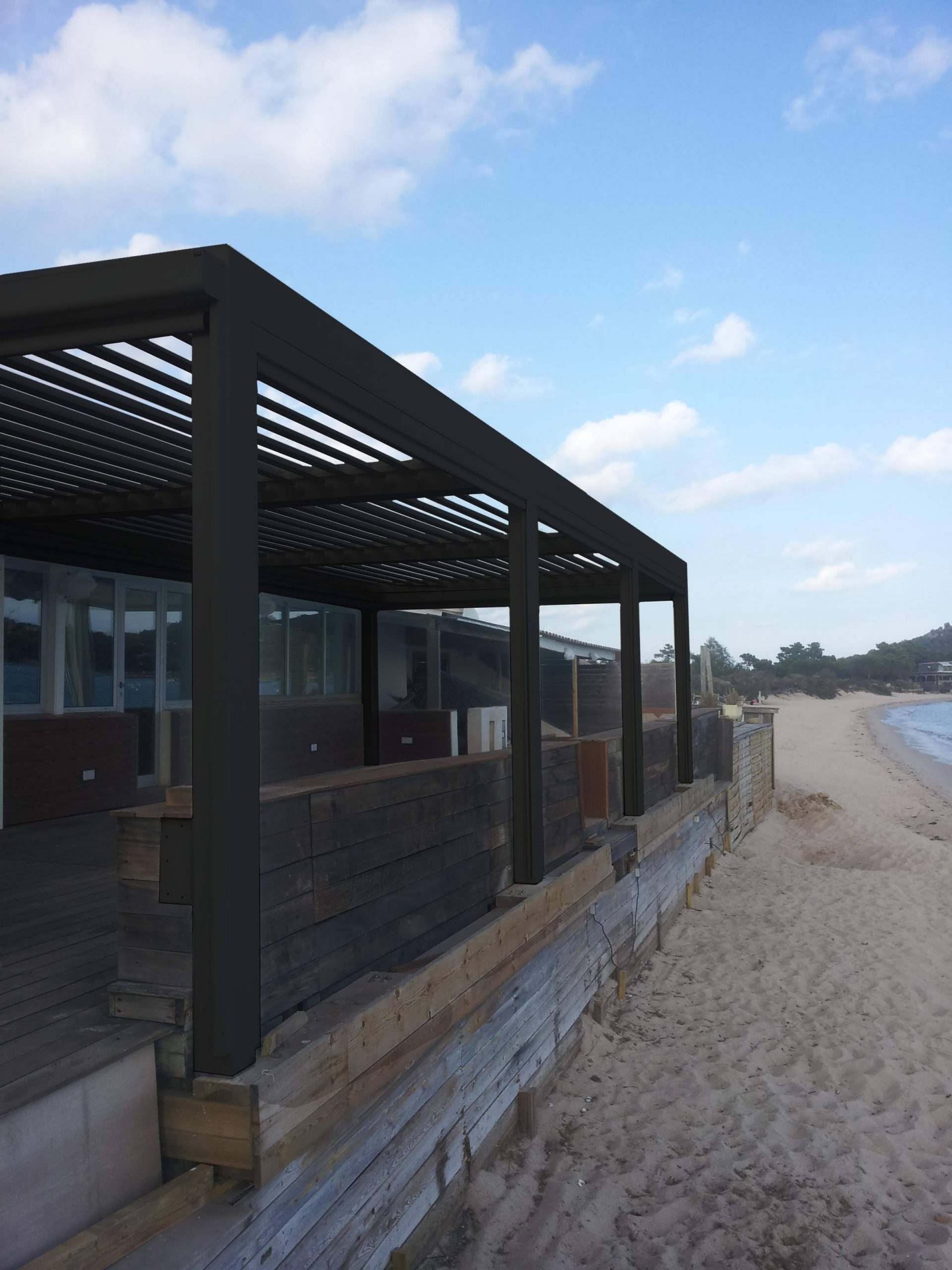 Installation Pergola Bioclimatique Corse (Vue Panoramique)